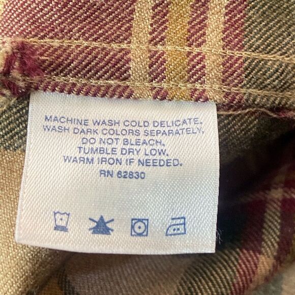 ALANDS END Vintage Men’s Shirt Size L 💯 Wool - Picture 7 of 8